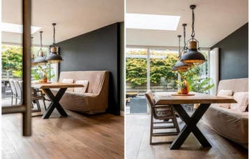 Gratis eettafel bank