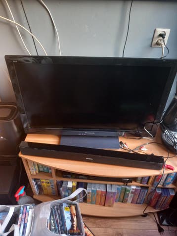 Panasonic tv geen smart tv met Sony videorecorde met 100 vod