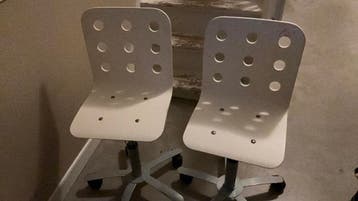 Gratis kleine burostoel in hoogte verstelbaar ikea