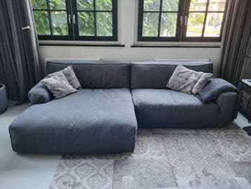 Grijze hoekbank gratis af te halen