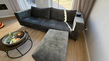 Gratis - Prachtige bank en hocker van Bocx Interiors (Groen)