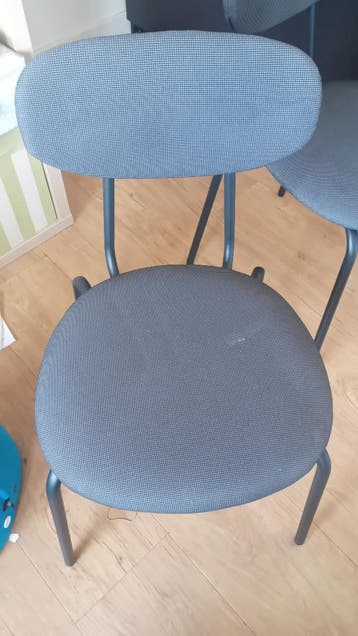 4 Sandsberg Eetkamerstoel, antraciet/Remmarn antraciet