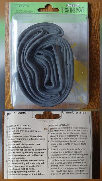 New bicycle chamber Dresco 26 x 1 3/8