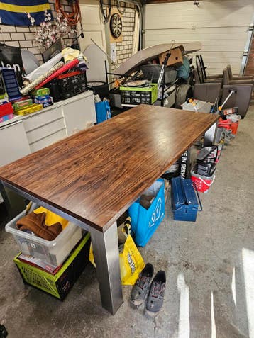 Eettafel, 200 x 100 cm, gratis afhalen