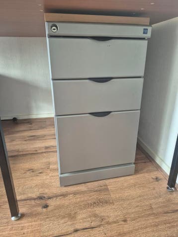 Dossierkast met 3 lades - Grijs