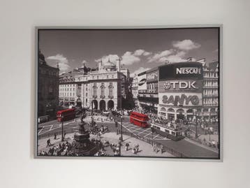 Ikea poster in lijst londen 140 x 100 cm