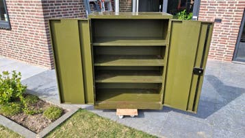 Archiefkast industrieel groen