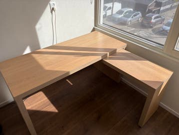 Ikea bureau uitschuifbaar