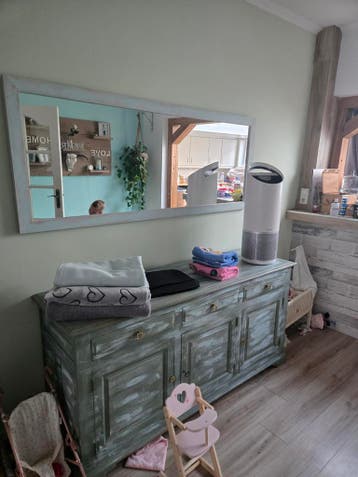 Dressoir met spiegel - Landelijke stijl