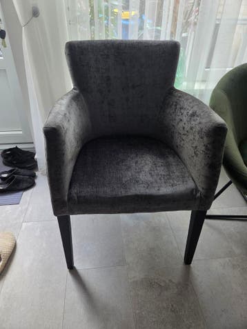 Comfortabele grijze fauteuil - Zo goed als nieuw