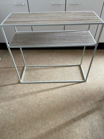 Sidetable met twee planken GRATIS