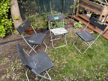 4 klapstoeltjes