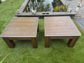 Twee salontafels/bijzettafels