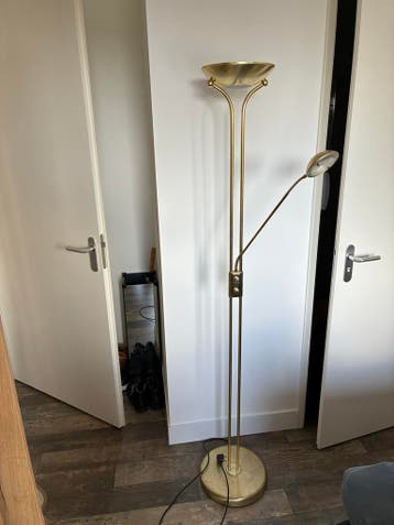 vloerlamp met leeslamp