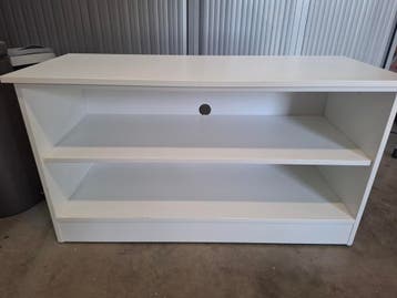Wit tv meubel - 114x45x63cm (BxDxH)