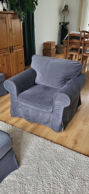 Ikea Ektorp Fauteuil met Hakebo hoes