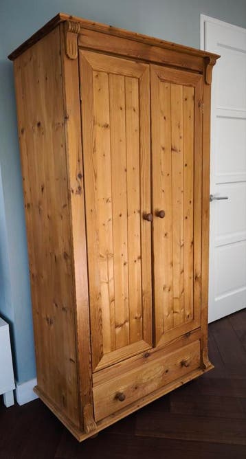 Grenen kast 186x100x51cm