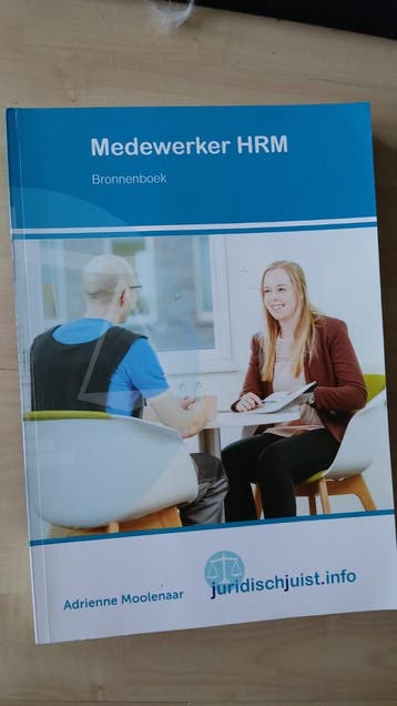 Adrienne Moolenaar - bronnenboek Medewerker HRM