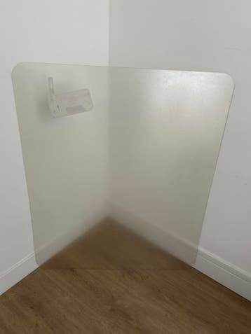 Vloerbeschermer voor bureaustoel - Hoekmodel hoek