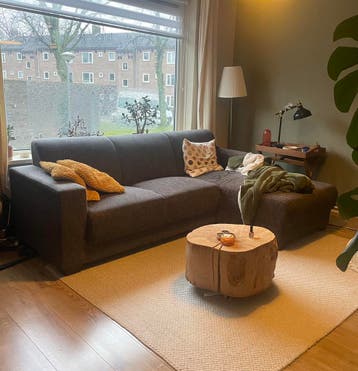 GRATIS - Grijze hoekbank