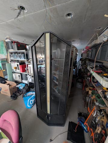 Kast Dubai Wortelnoten/Glas