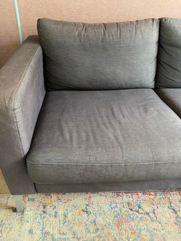 Driezits bank met chaise longue