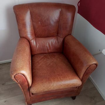 Gratis afhalen, fauteuil, beschadigd