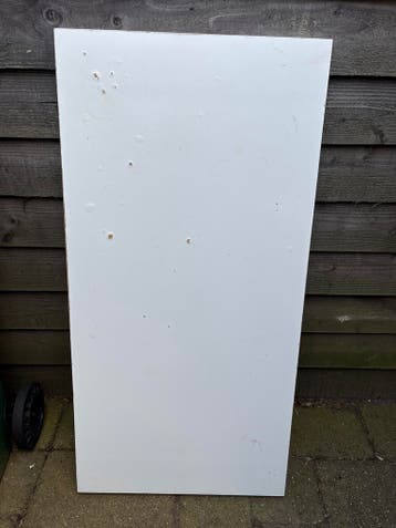 Wit bureaublad ikea beschadigd