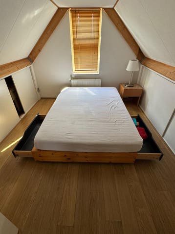 Gratis af te halen: IKEA Mandal bed 140x200 met matras