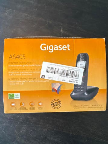 Gigaset AS405 draadloze telefoon met lader