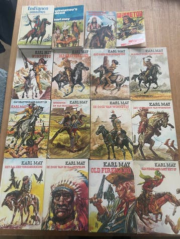 Karl May Serie 1 t/m 12 - Gratis Afhalen