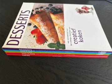 Gratis: kookboeken: Cocktails, Desserts, Italiaans, Tos