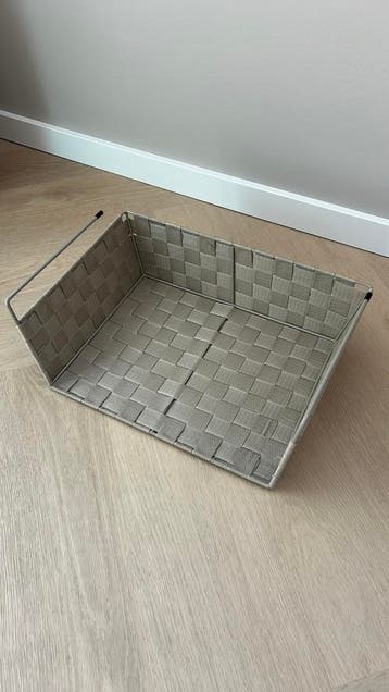 Ophang mandje voor in de kast 37 x 25 cm