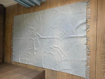 Vloerkleed blauw grijs 190 x 127cm