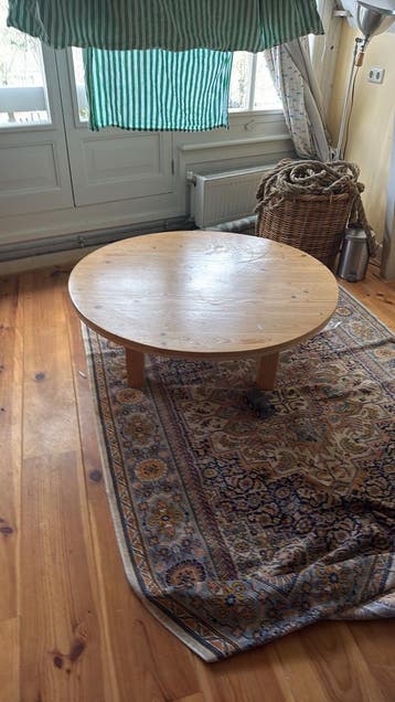 Grenen salontafel (zelfgemaakt) - gratis