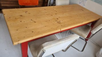 Grenen houten eettafel 200x85 cm