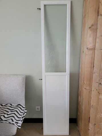 Deur voor IKEA Billy kast met glas en paneel