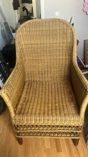 Rotan stoel
