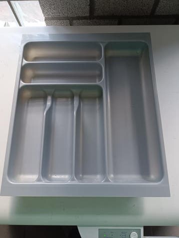 Bestekbak voor lade - Grijs kunststof