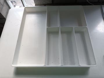 IKEA Bestekbak - Wit Kunststof - Handig en Netjes