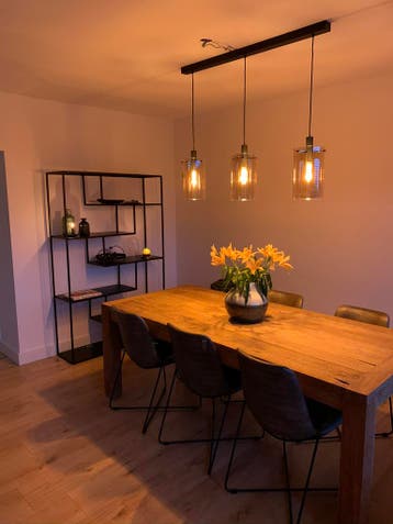 Moderne hanglamp (gaat morgen anders weg)