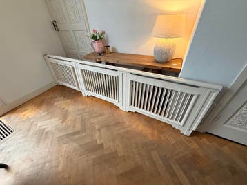 Witte Radiator Ombouw 280x72 cm