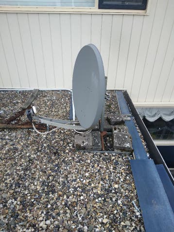 100 cm schotel/dual LNB ontvanger set
