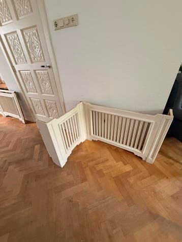 Hoek Radiator Ombouw wit