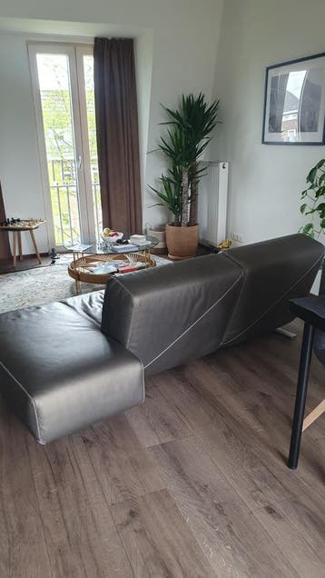 Gratis grijze zilver tweezits design bank