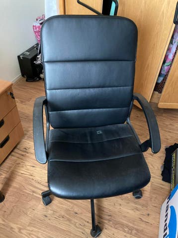 Bureaustoel ikea zwart