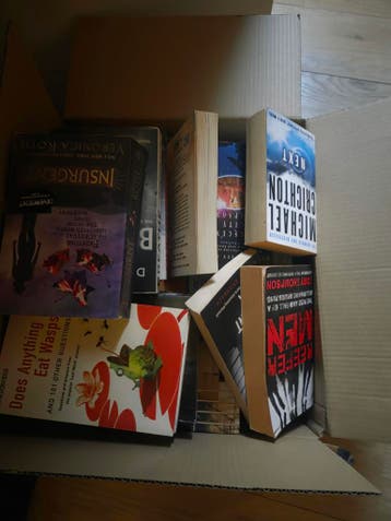 Doos vol boeken