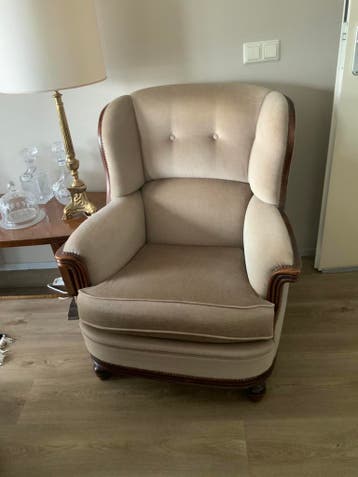 Ouderwetse leunstoel