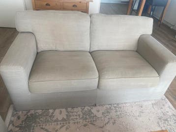 Mooie taupe tweezitsbank.