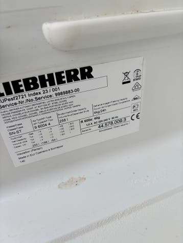 Liebherr koelkast handgrepen
